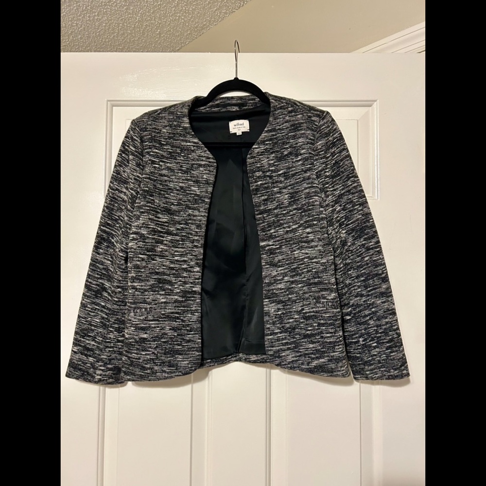 Gray Wilfred Wool Blazer ASO Belle French